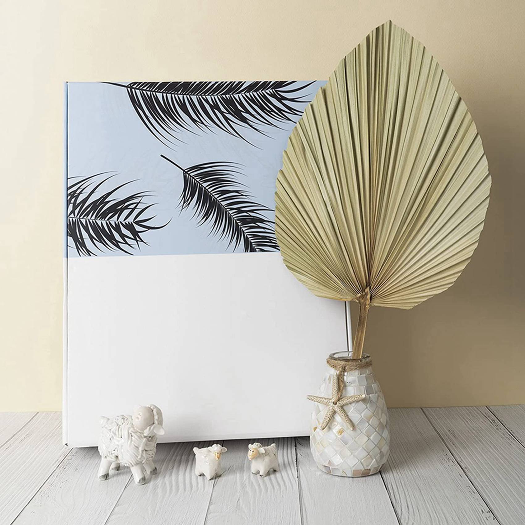 Palm Leaf Dried - Suszone Liście Palmy Dekoracja Pokoju 10