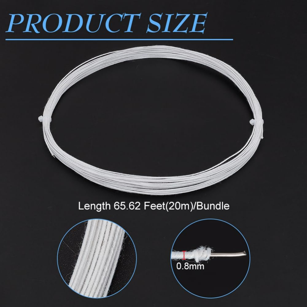 21.8 Yards White Floral Wires  – Wire Stem Florist recenzja i cena