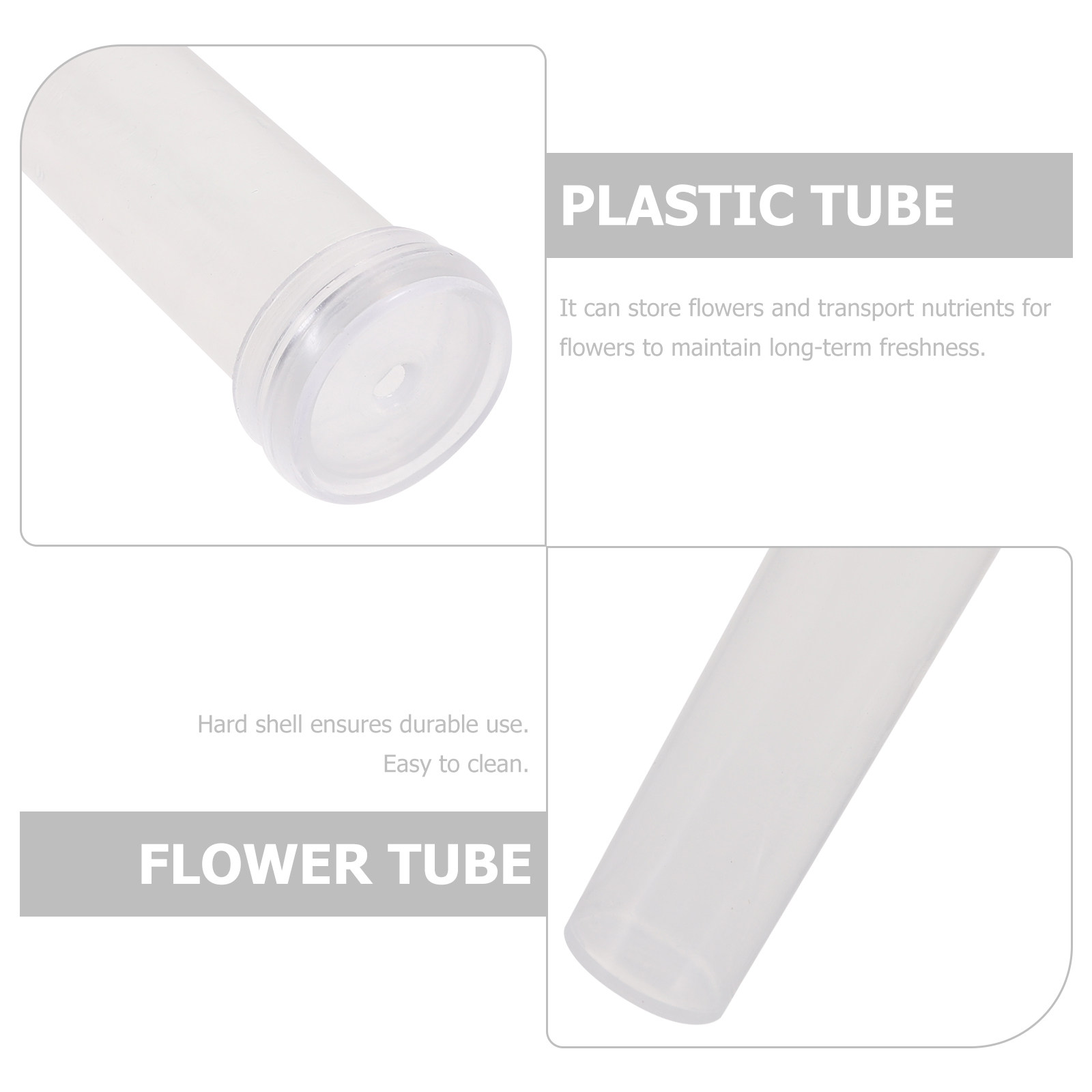 100 szt. plastikowych rurek do – Longs Florist Supply recenzja i cena