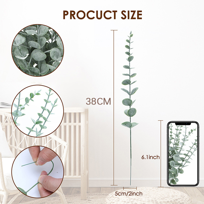 20szt Sztuczne łodygi eukalipt – Eucalyptus Preserved recenzja i cena