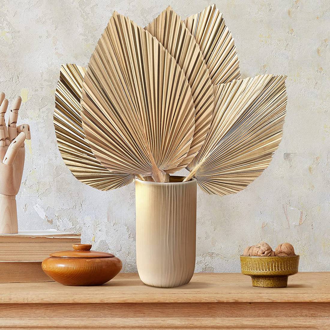 5 sztuk naturalne suszone liśc – Palm Leaf Dried recenzja i cena
