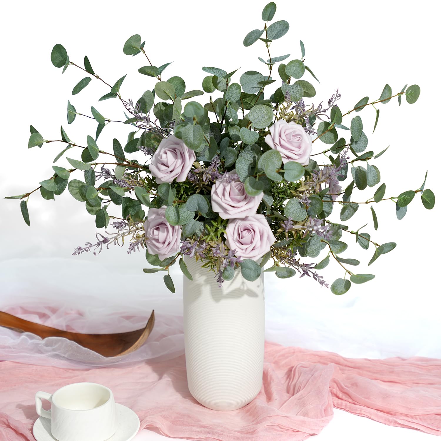 Sztuczne gałązki eukaliptusa,  – Eucalyptus Preserved recenzja i cena