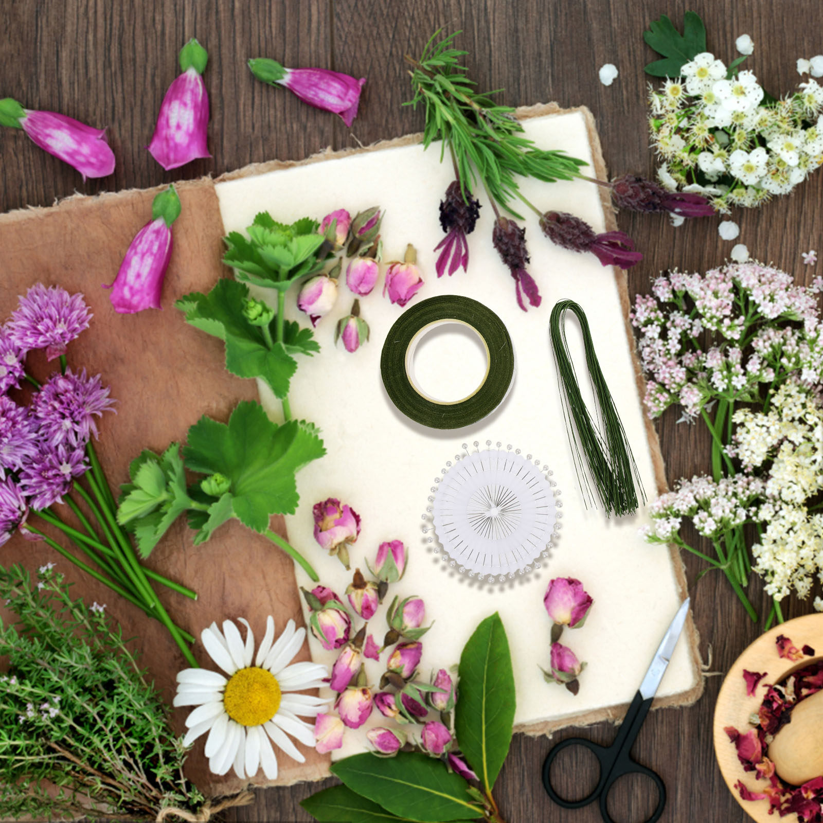 Zestaw do aranżacji kwiatów z  – Wire Stem Florist recenzja i cena