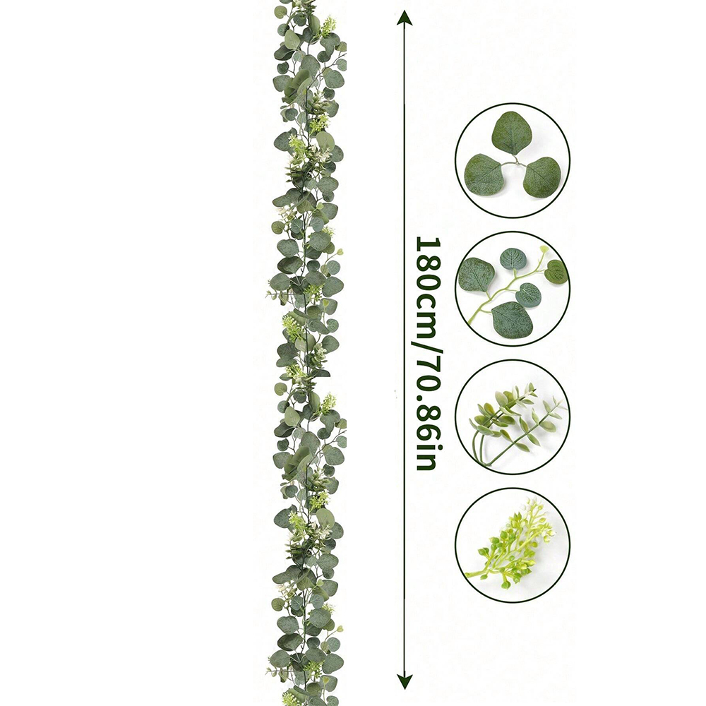Sztuczna girlanda eukaliptusow – Eucalyptus Preserved recenzja i cena
