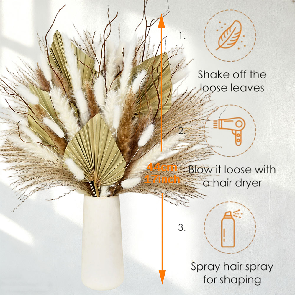 Naturalny Bukiet Suszonych Liś – Palm Leaf Dried recenzja i cena